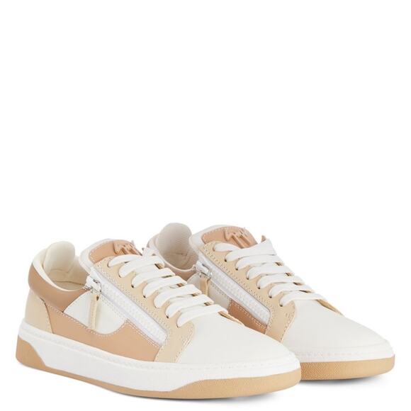 Giuseppe Zanotti GZ94 Low Top Leather Sneakers Size 41 - Picture 1 of 15